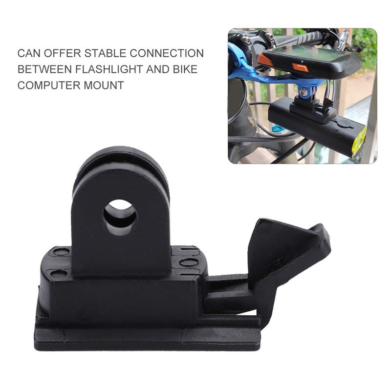 Flashlight Holder Adapter Mount Bracket Plastic Bike Light Adapter for
