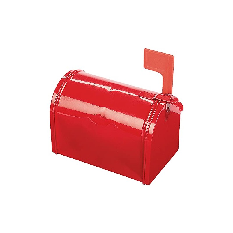 Fun Express Little Red Tinplate Mailbox