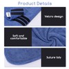 Nobleza Microfibre Dog Bathrobe with Closure, Super Absorbent and Quick