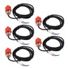 5Pcs Proximity Switch NPN Normally Open 100Hz Response Frequency IP65