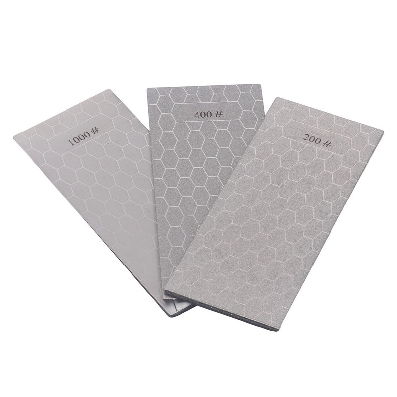 3PCS Sharpening Stone with Non Slip Base 200 400 1000