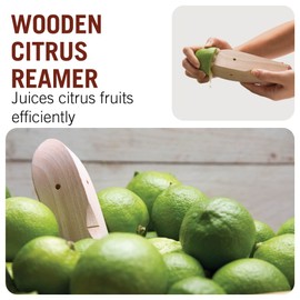 Citrus Reamer made of Wood / For Juicing Lemons, Limes & Oranges manually / Ergonomic, Minimalist Design adds Beauty to your Kitchen / Juice Bruce by Monkey Business