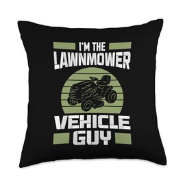 I'm The Lawn Mower Guy Lawn Mowing Maschine Gardener Throw Pillow