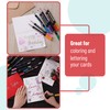 Mr. Pen- Double Line Outline Markers, 10 Colors, Self-Outline Metallic