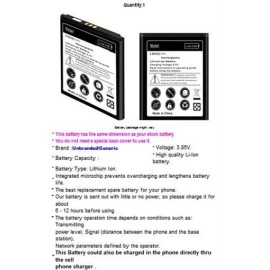 For Unimax Long Lifespan 2820mAh Substitutable Li-ion Battery for UMX UBT2300 Unimax U696CL