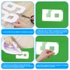 181 Pcs Iron On Letters and Iron On Numbers, 8