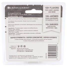 LorAnn Oils Super Strength Flavoring - Used For Candy Making, Flavoring, Baking, Hard Candy, & Flavor Oils - Bold, Natural Flavors 4X Stronger Than Extracts - Pina Colada, Pack of 2, 0.125 fl oz
