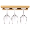 Wine Glass Rack Upside Down Stemware Holder Hanger for Home