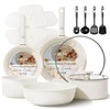 CAROTE 17pcs Pots and Pans Set, Nonstick Cookware Set Detachable