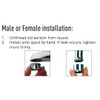 Neoperl Full Flow Aerator Standard & Junior Faucet Size Aerated
