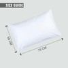 Sirenpho Pack of 4 Pillow Protector Zippered Covers 50x75cm, Anti