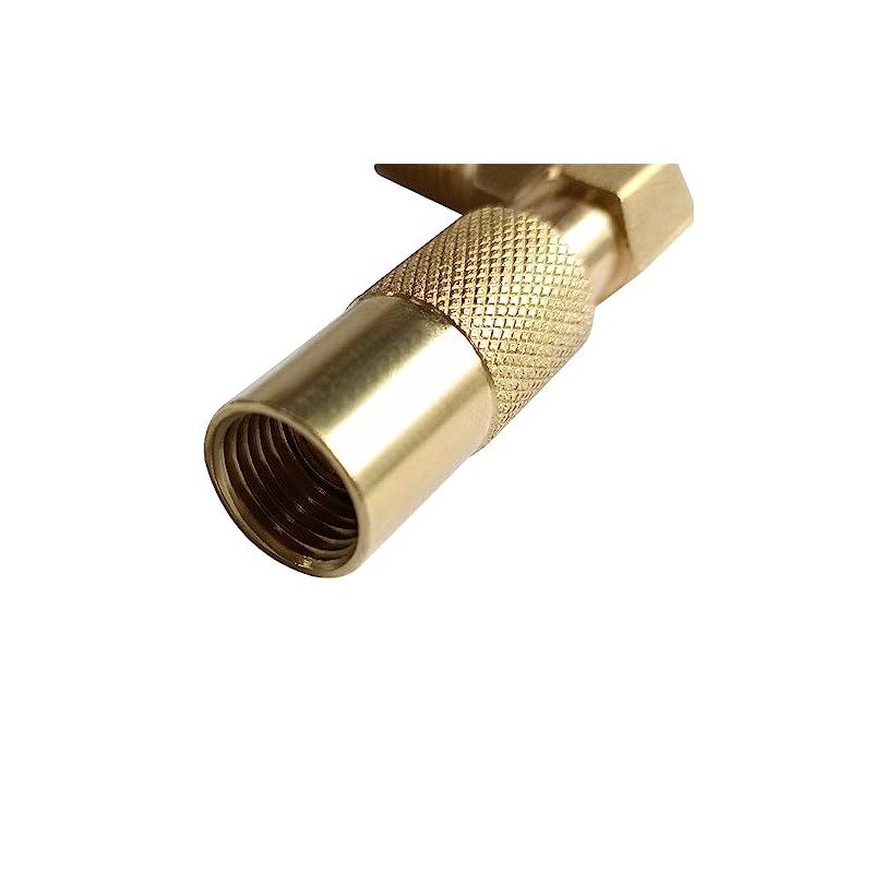 Seihao Propane Elbow Adapter with 3/8" Male Flare Connector Fitting
