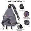 TANGCORLE Sling Shoulder Bag Crossbody Shoulder Sling Backpack Hiking Chest