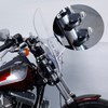 XFMT Chrome 49mm Detachable Quick-Release Windshield Clamps Windscreen Forks Mount