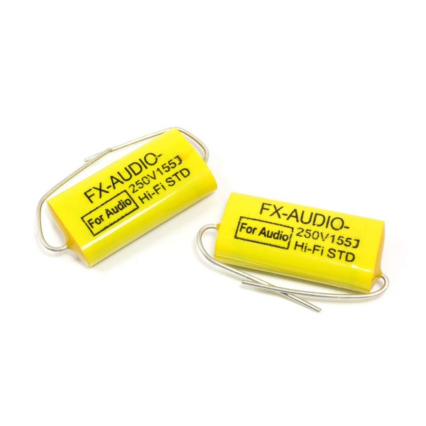 FX-AUDIO- Limited Production Exclusive Audio Polyester Film Capacitors 250V 1.5μF 155J 2 Pack for Network and Tweeters