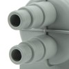 Fockety Seawater Screen Filter, ABS Plastic Transparent Housing Connections in