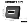 FDEETY PU Leather Car Tissue Box Tissue Holder Napkin Clip