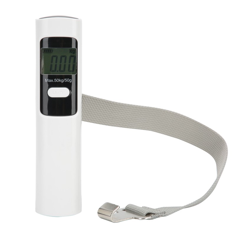 Pocket Scale with LCD Display Battery Free Portable Luggage Scale