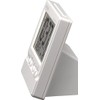 リズム(RHYTHM) 電波時計 目覚まし時計 アラーム 温度 湿度 カレンダー 白 9.1×10.5×5.2cm 8RZ201SR03