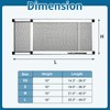 Yoochee Expandable Window Screen, 2 Pack Adjustable Window Screen (15"