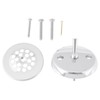 SG Store Bathtub Cover Set with Release Lever Overflow Cover
