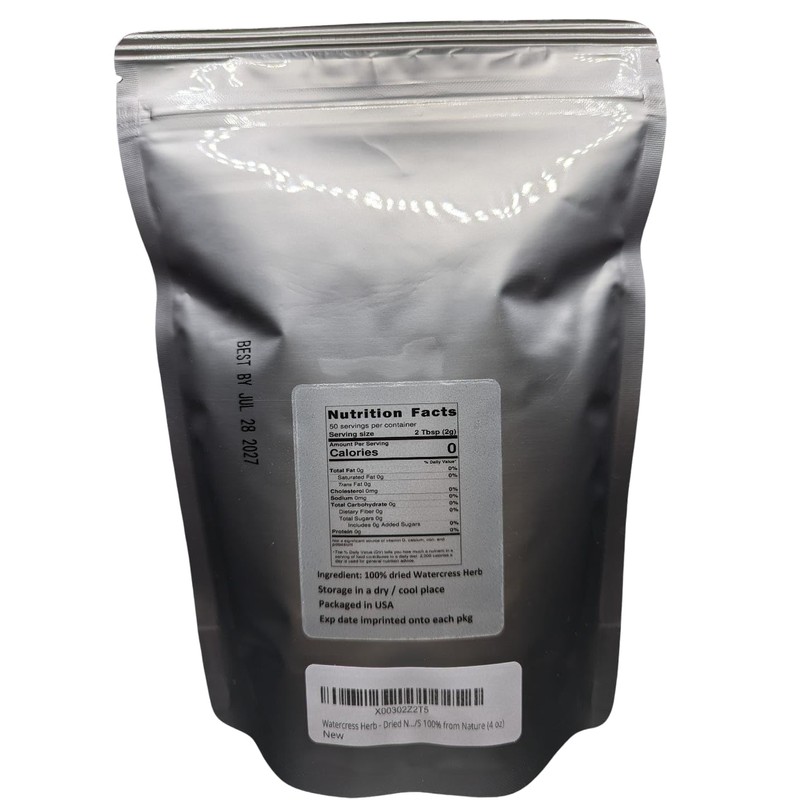 Watercress Herb - Dried Nasturtium officinale C/S 100% from Nature