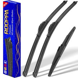 3 wipers Replacement for 2015-2021 Kia Sedona/2021 Kia Telluride, Windshield Wiper Blades Original Equipment Replacement - 26"/18"/13" (Set of 3) U/J HOOK