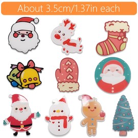Christmas Brooches Pack of 30 TAIZER Badge Brooch Pin Pins Cute Brooch Cartoon Pin Set Christmas Brooches Deer Christmas Tree Brooch for Jewellery Christmas Decoration, Acrylic