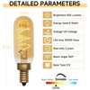 XIAOKALAMI T6/T25 LED Edison Candelabra Bulb, E12 Base, Dimmable, 40W