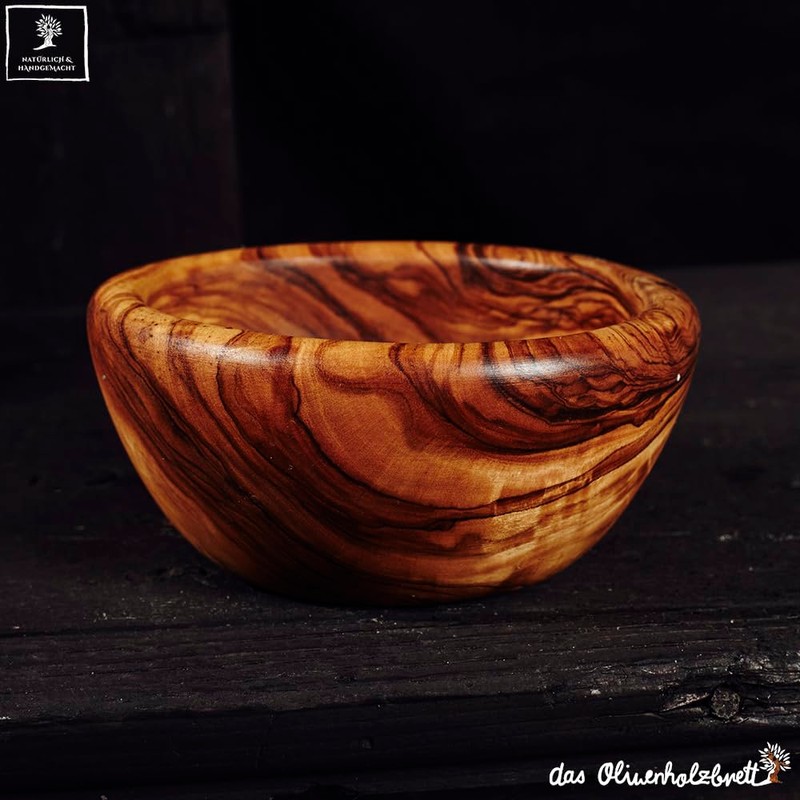 Olive Wood Bowl, Side Bowl 8 cm Diameter, 10cm