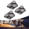 3Pcs Diamond Grinding Shoes Trapezoid Concrete Floor Cutting 3 Cylinder