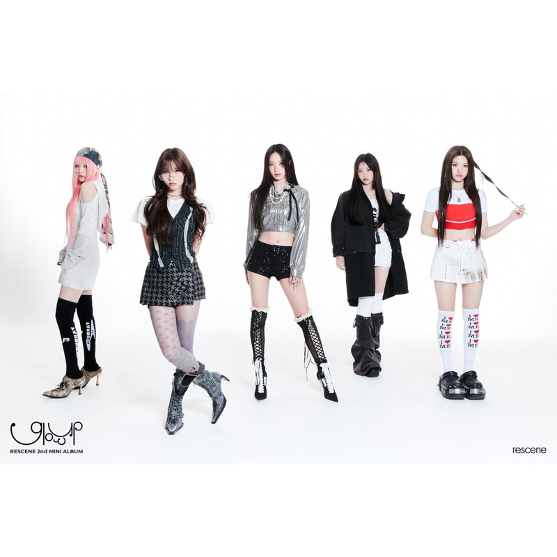 RESCENE Glow Up 2nd Mini Album QR Version with Tracking