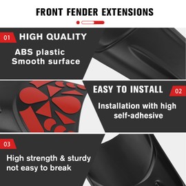 CHIFUN Front Fender Mudguard Extender Wheel Cover Splash Guard Extension Replacement for Honda CB500X 2022 up NX400 NX500 2023 Up Motorcycle Dust Guards Accessories