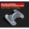 Mytee Products (4 Pack Sea Rail Shipping Container Stacking Cone