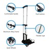 RMS Folding Luggage Cart - Lightweight Aluminum Collapsible and Portable