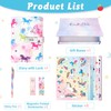 WERNNSAI Kids Diary Set, Girls Unicorn Diary with Lock, Secret