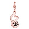 Nenalina Paws Carabiner Charm Pendant for Charm Bracelet 925 Sterling