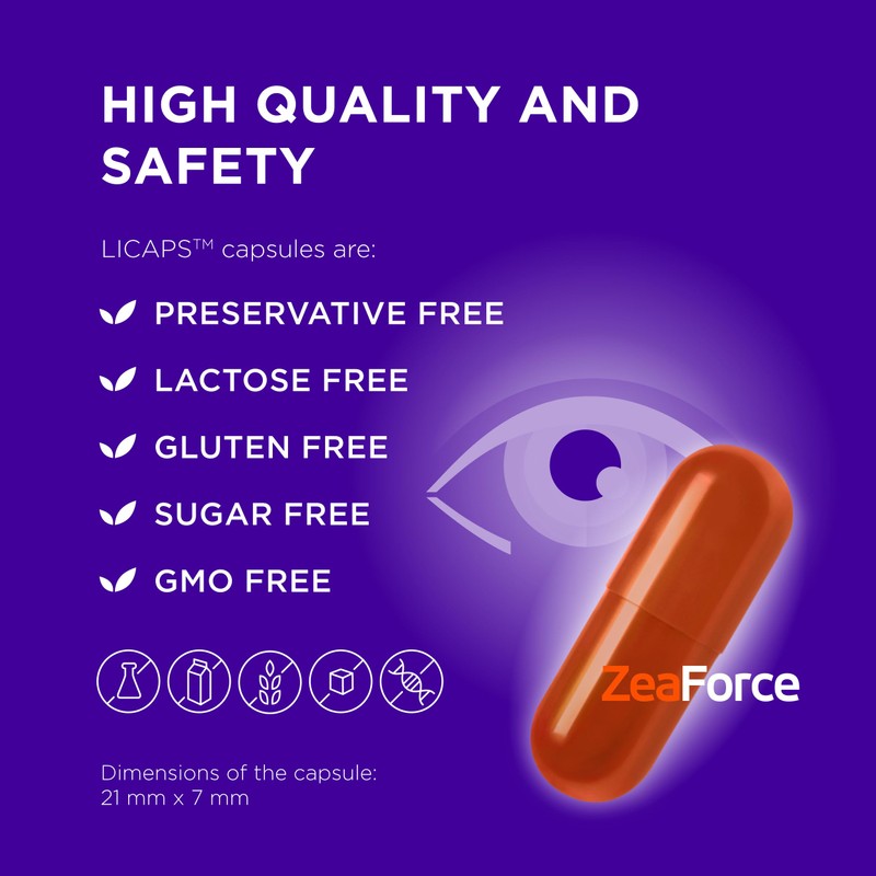 ZeaForce - Excellent Vision with 1 Capsule/Day. Concentrated Composition. Multidirectional