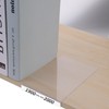 COMNICO Pack of 10 Movable Shelf Label Holders Transparent Shelf