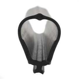 RecPro RV Secondary Slide-in Seal 3/4" Bulb Fits 1/4" Slot Weather Stripping (15-Feet)