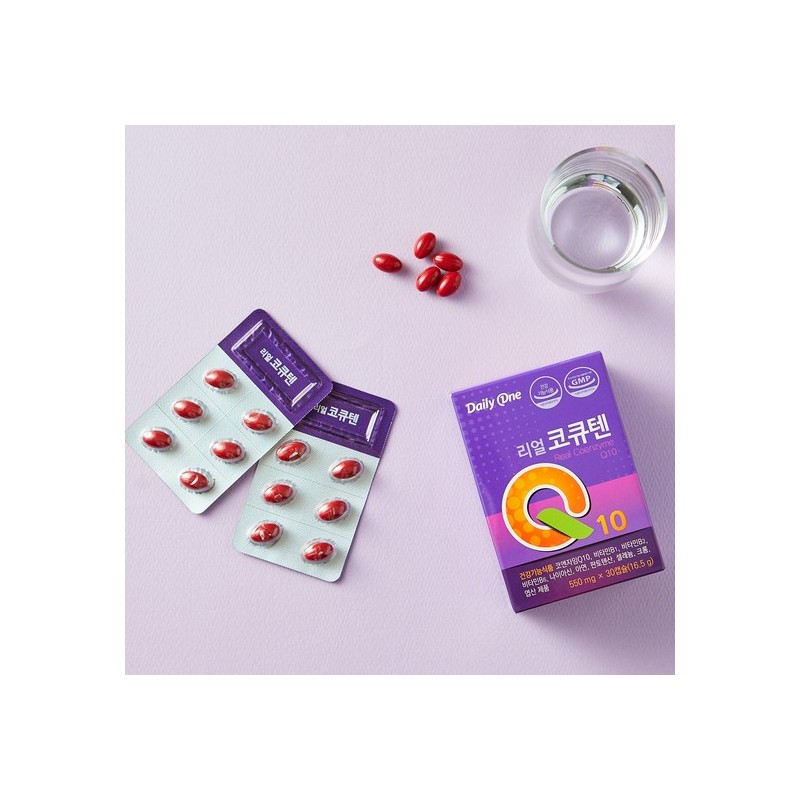 Daily One Real CoQ10 550mg x 30 Capsules 1 Bottle