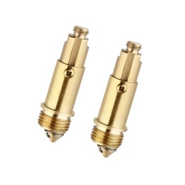 Dachangshund Pop Up Bolt Basin Bath Sink Drain Waste Click Clack Brass Push Spring Plug 2Pcs