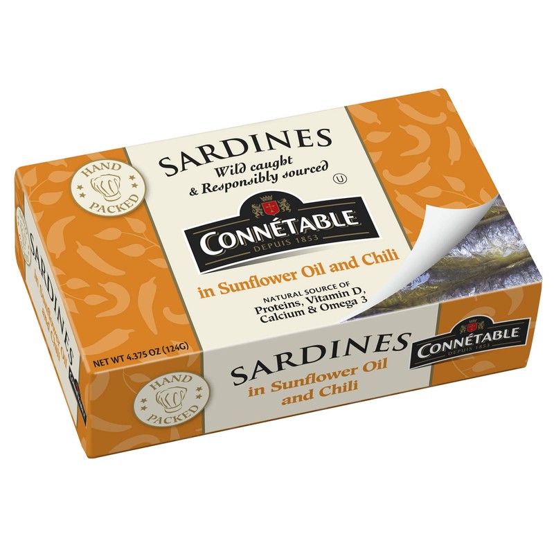 Sardines | Connetable | Sardines in Sunflower oil and Chili