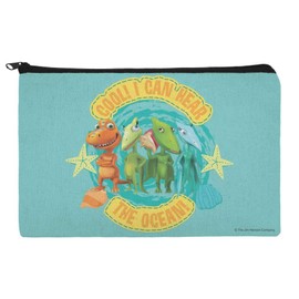 Cool I Can Hear the Ocean Dinosaur Train Makeup Cosmetic Bag Organizer Pouch