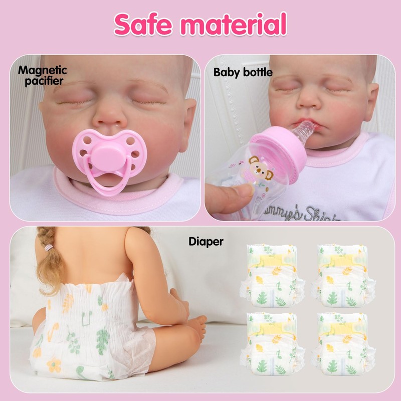 Baby Doll Carrier and Accessories Set for 17-22 Inch Kids