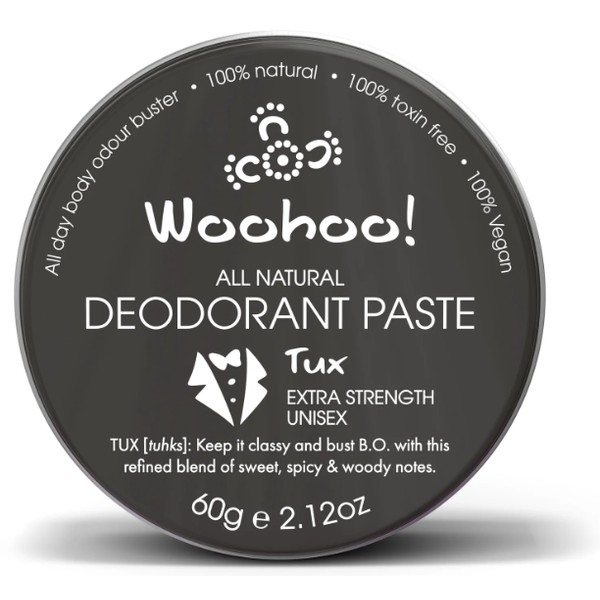 Woohoo Deodorant Paste 60g - Tux - Discontinued Product