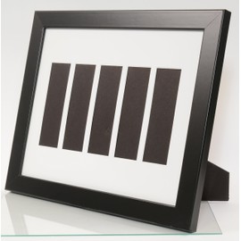 CreativePF- [pbw11x14bk-w] Black Wedding Event Photo Booth Frame - Holds 5-2x6 with White Mat to Display, Cherish and Preserve Your Wedding Memories