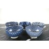 5 Japanese Porcelain Rice Bowls Gift Set Miso Soup Bowl