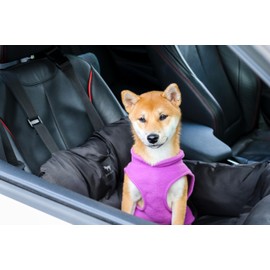 JACKO & CO - Fleece Vest Sweater with Leash Ring - Soft Lightweight Breathable for Puppies Small Medium Dogs, Kitten, Cats, Chihuahua - Warm for Fall/Autumn/Winter (Purple, L (10-16lbs))