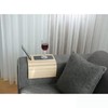 Functional Wooden Sofa Tray | Adjustable Couch Arm Table, Snack